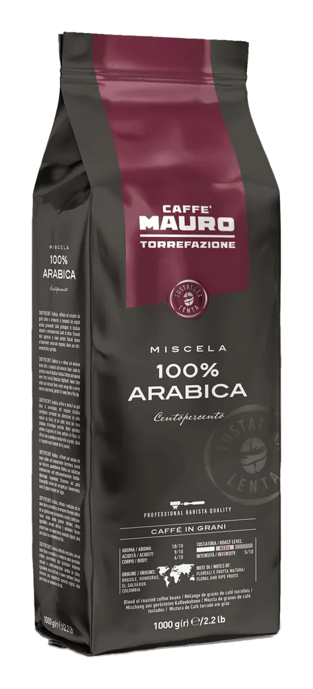 Συσκευασία καφέ Caffè Mauro Centopercento