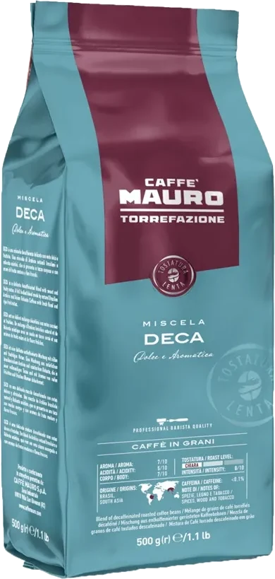 Συσκευασία καφέ Caffè Mauro Deca