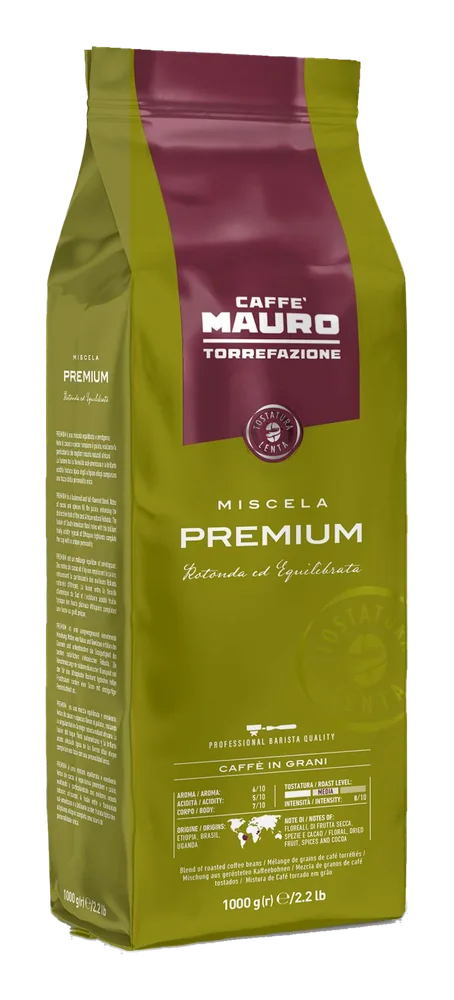 Συσκευασία καφέ Caffè Mauro Premium